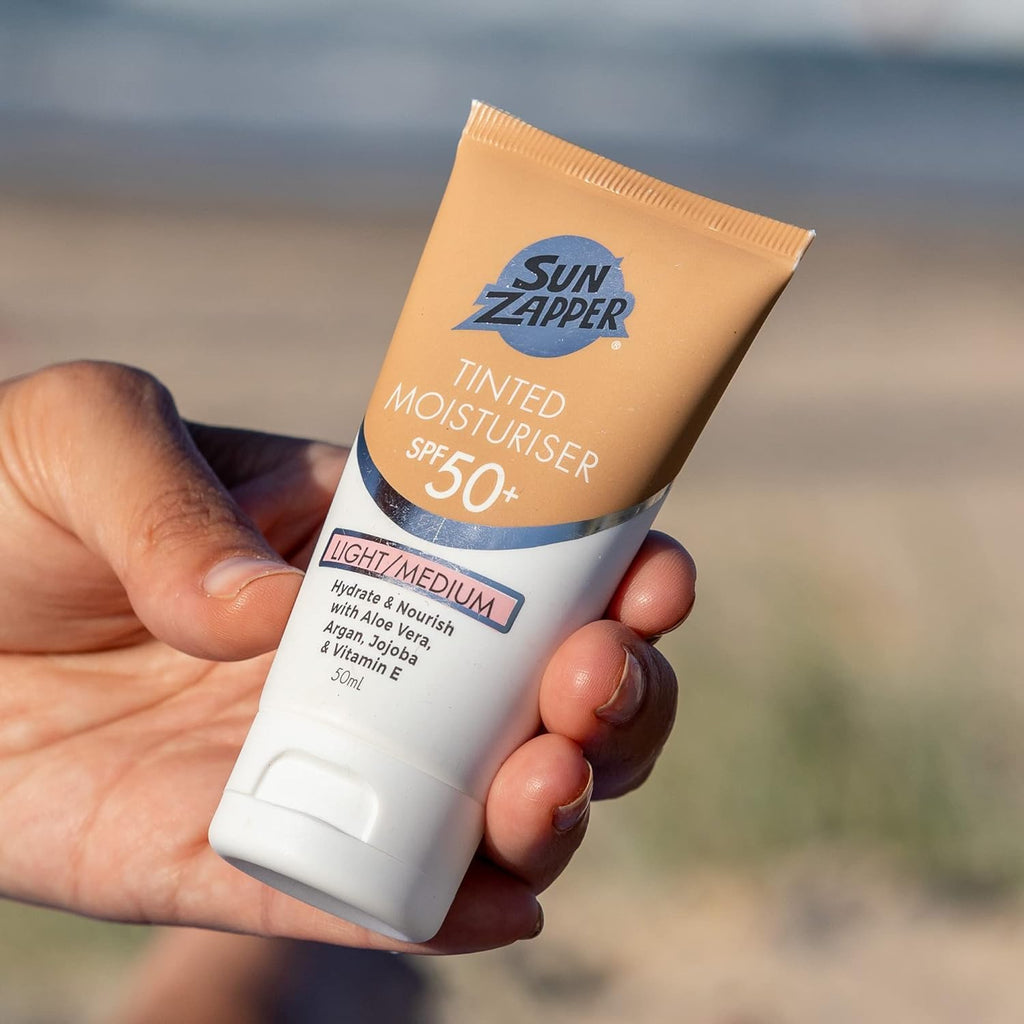 Sun Zapper BB Cream Tinted Sunscreen SPF 50+ – Light/Medium – Made in Australia