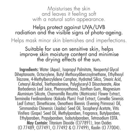 Sun Zapper BB Cream SPF 50+ – Medium/Dark Tint, Tinted Sunscreen & Moisturizer (50mL) – Made in Australia