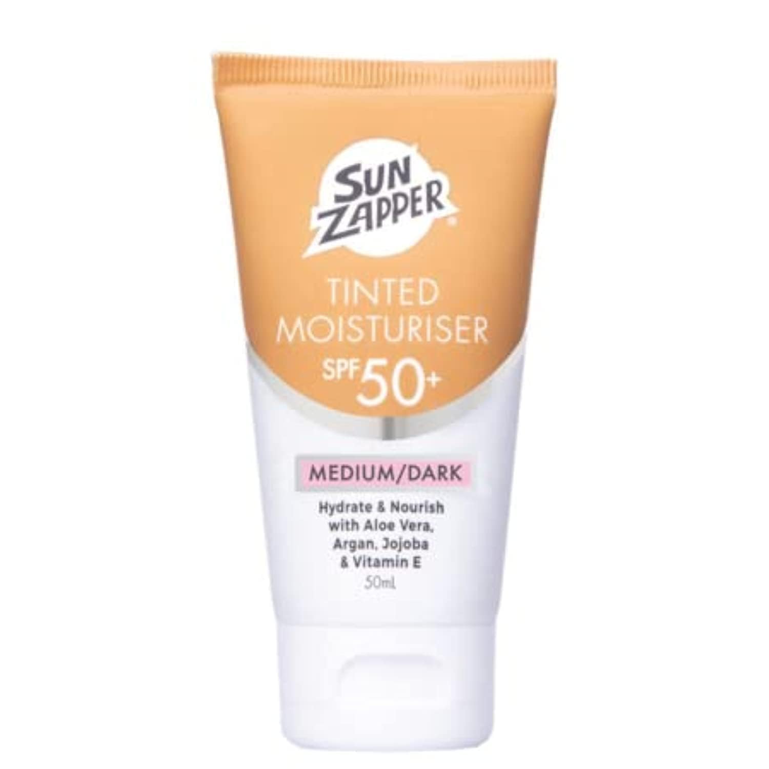 Sun Zapper BB Cream SPF 50+ – Medium/Dark Tint, Tinted Sunscreen & Moisturizer (50mL) – Made in Australia
