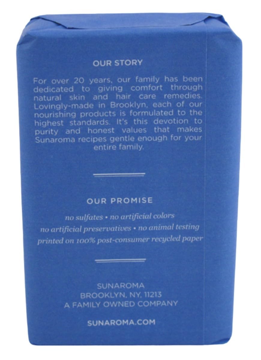 Sunaroma Goat's Milk Bar Soap – Conditioning Bar with Shea Butter & Manuka Honey (Pack of 3) – USA Made