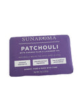 Sunaroma Patchouli Oil & Lavender Body Bar Soap – 3-Pack, 8 oz Each