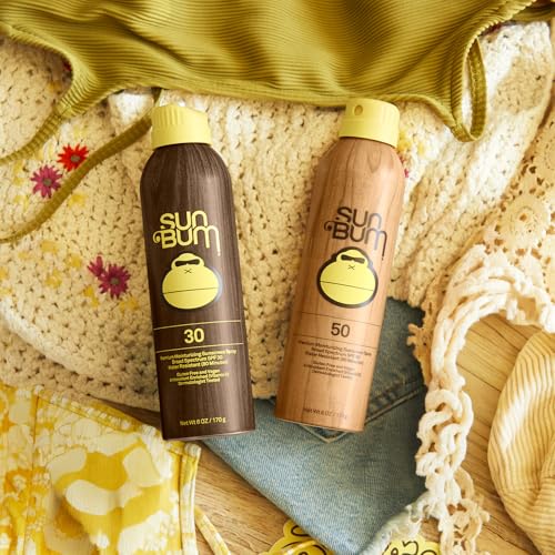 Sun Bum Original SPF 30 & 50 Sunscreen Spray – Vegan, Hawaii 104 Act Compliant, Broad Spectrum with Vitamin E (2-Pack)