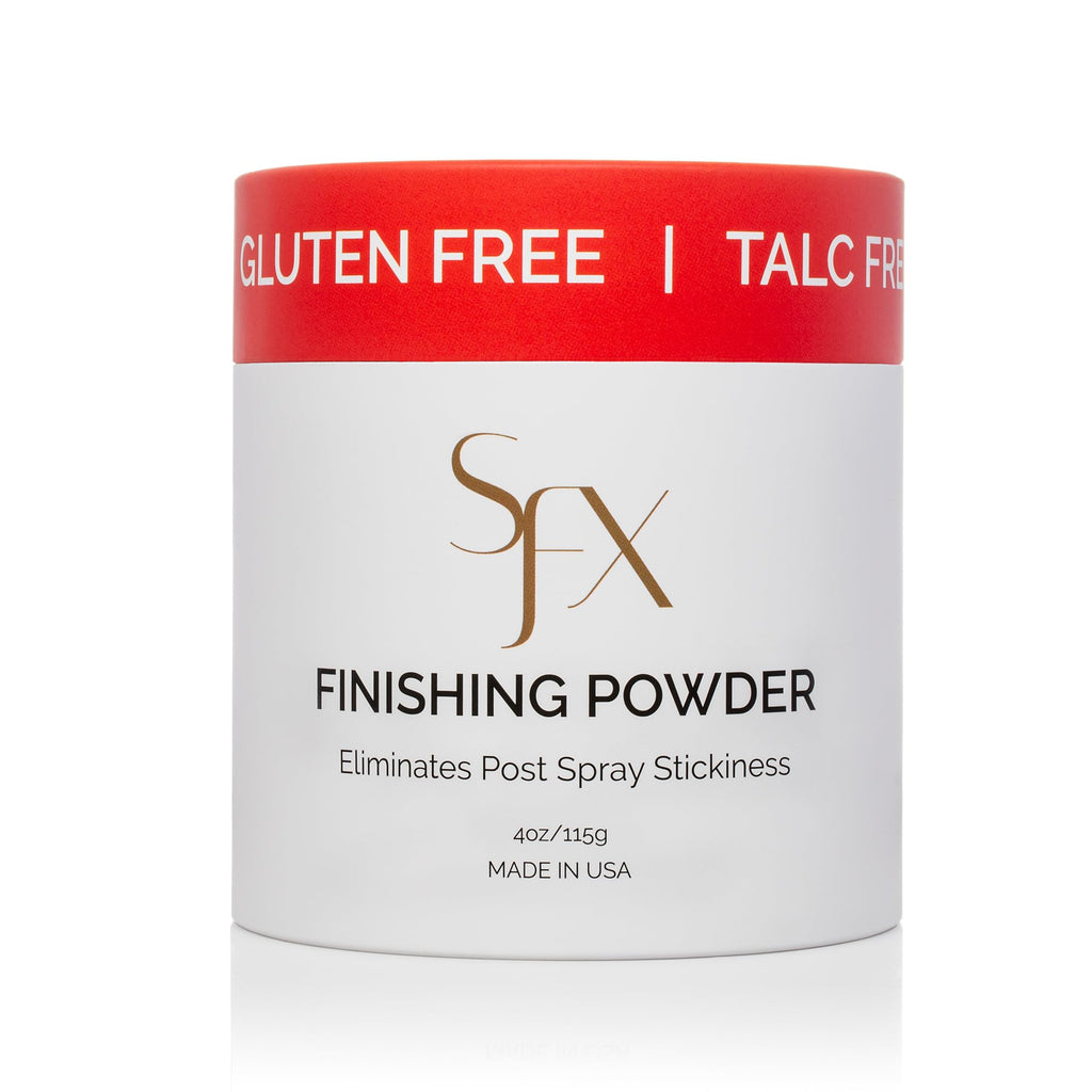 SunFX Post Spray Tan Finishing Powder – Talc-Free Setting Powder with Tropical Burst, 4 oz
