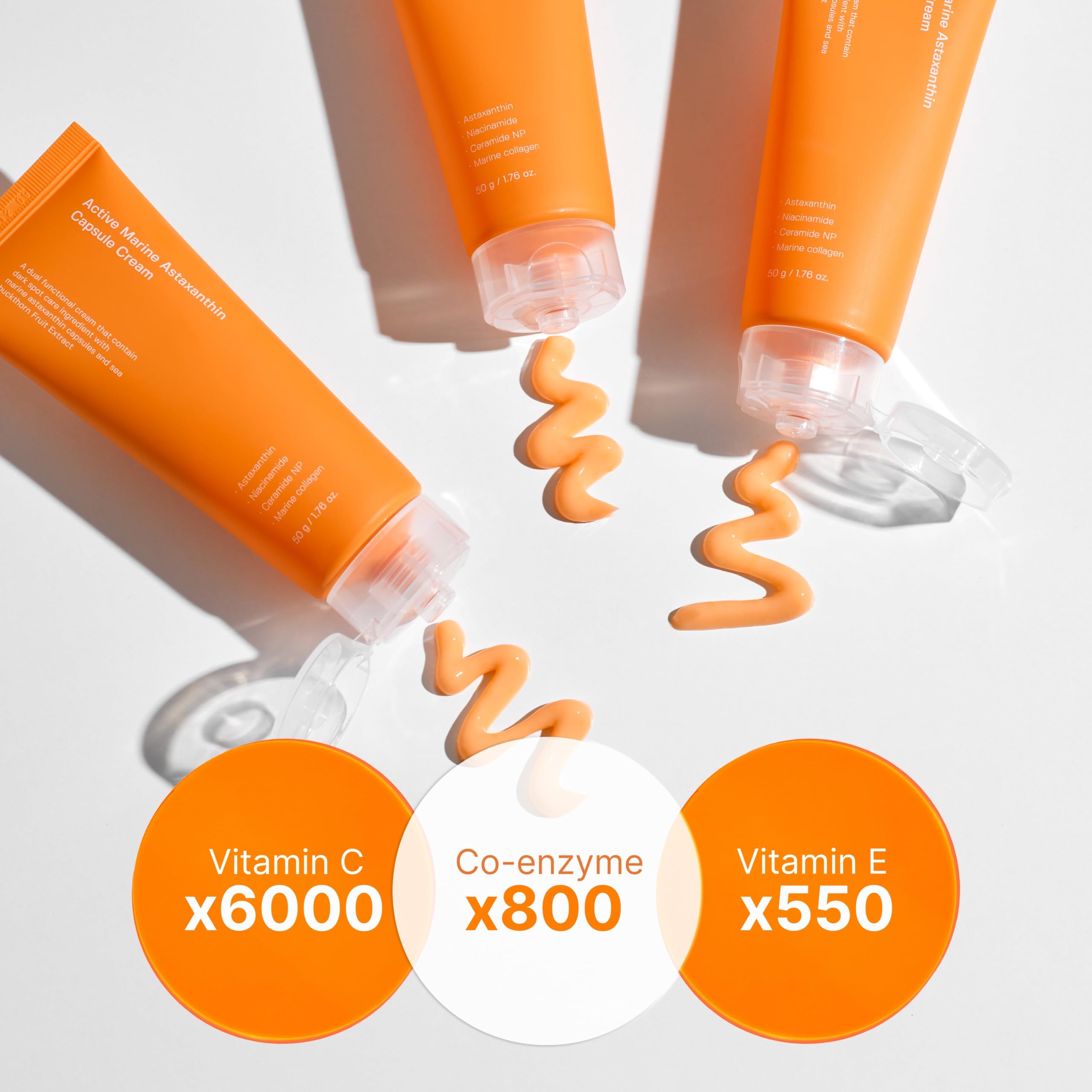 SUNGBOON EDITOR Active Marine Astaxanthin Capsule Cream – Brightening Facial Moisturizer 50ml