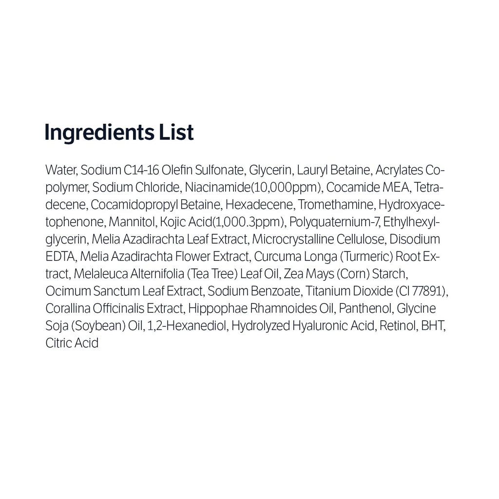 SUNGBOON EDITOR Kojic Turmeric Capsule Brightening Cleanser – Low pH Gel with Kojic Acid & Niacinamide