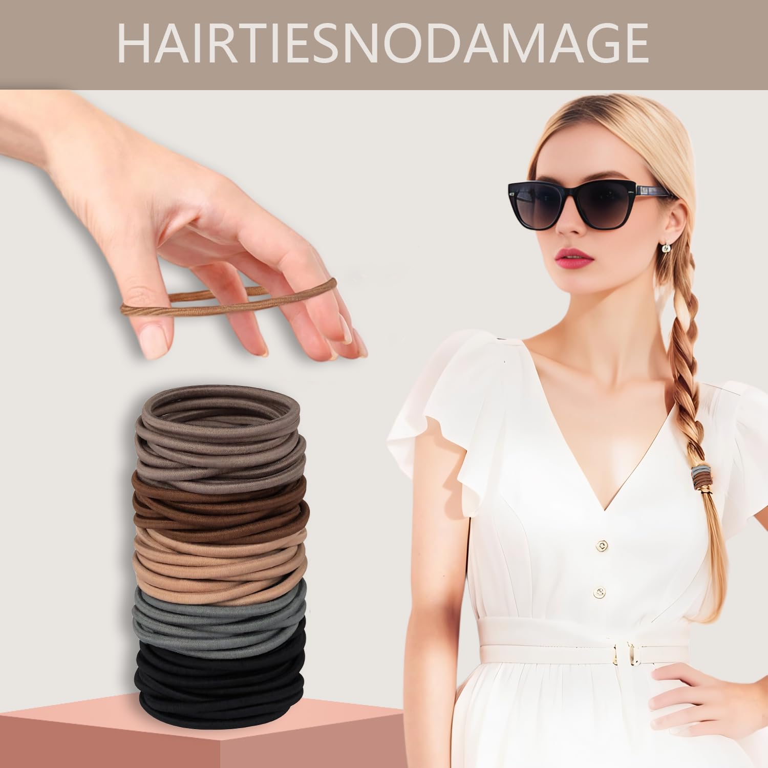 Suniya Hair Ties & Clips Set – 5 Styles, No Damage & Pain-Free Hold