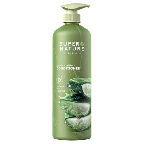 Super Nature Potent Aloe Gentle Moisture Conditioner – 30 oz, Sulfate, Paraben, and Dye Free