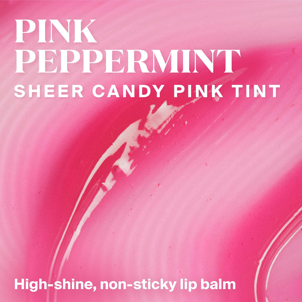 Supergoop! Glow Gloss SPF 40 Lip Balm – Pink Peppermint, High-Shine Non-Sticky Finish, 2 Pack