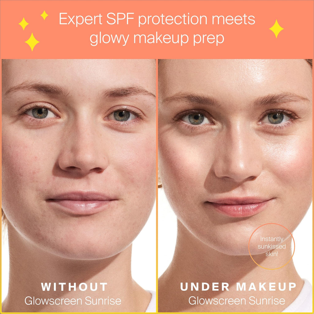 Supergoop! Glowscreen SPF 40 Sunrise + PLAY Everyday Lotion SPF 50 Bundle – Broad Spectrum Sunscreen for Face & Body (Sensitive Skin)