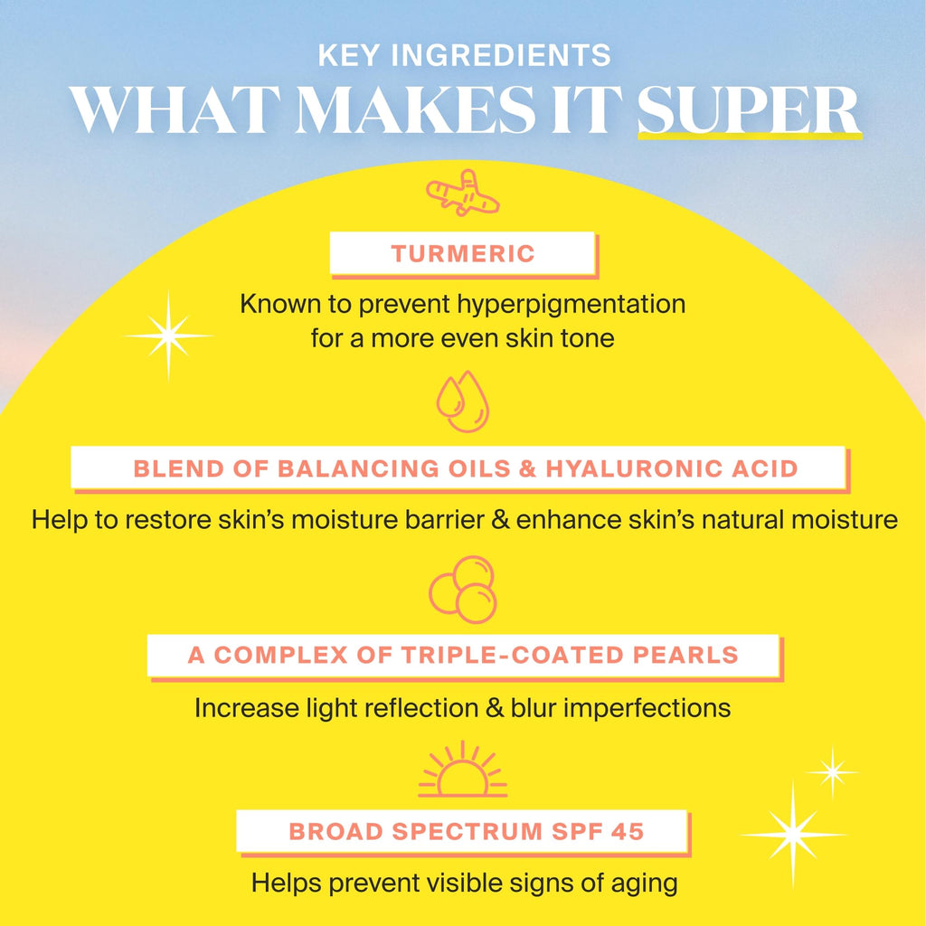 Supergoop! Glowscreen Sunlighter Glow & Protect Stick SPF 45 – Sunrise