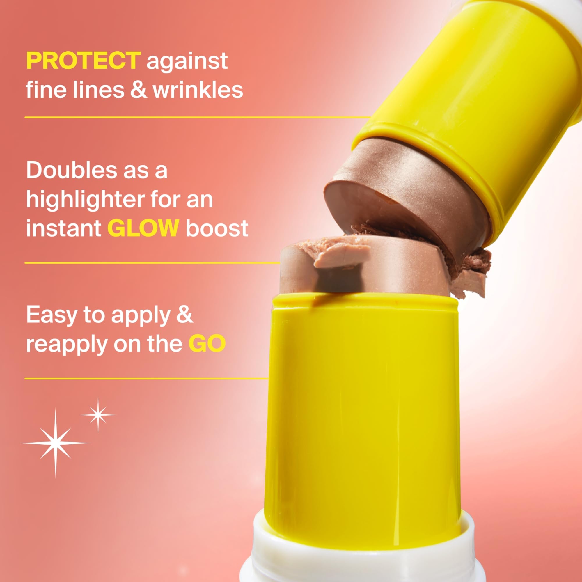 Supergoop! Glowscreen Sunlighter Glow & Protect Stick SPF 45 – Sunrise