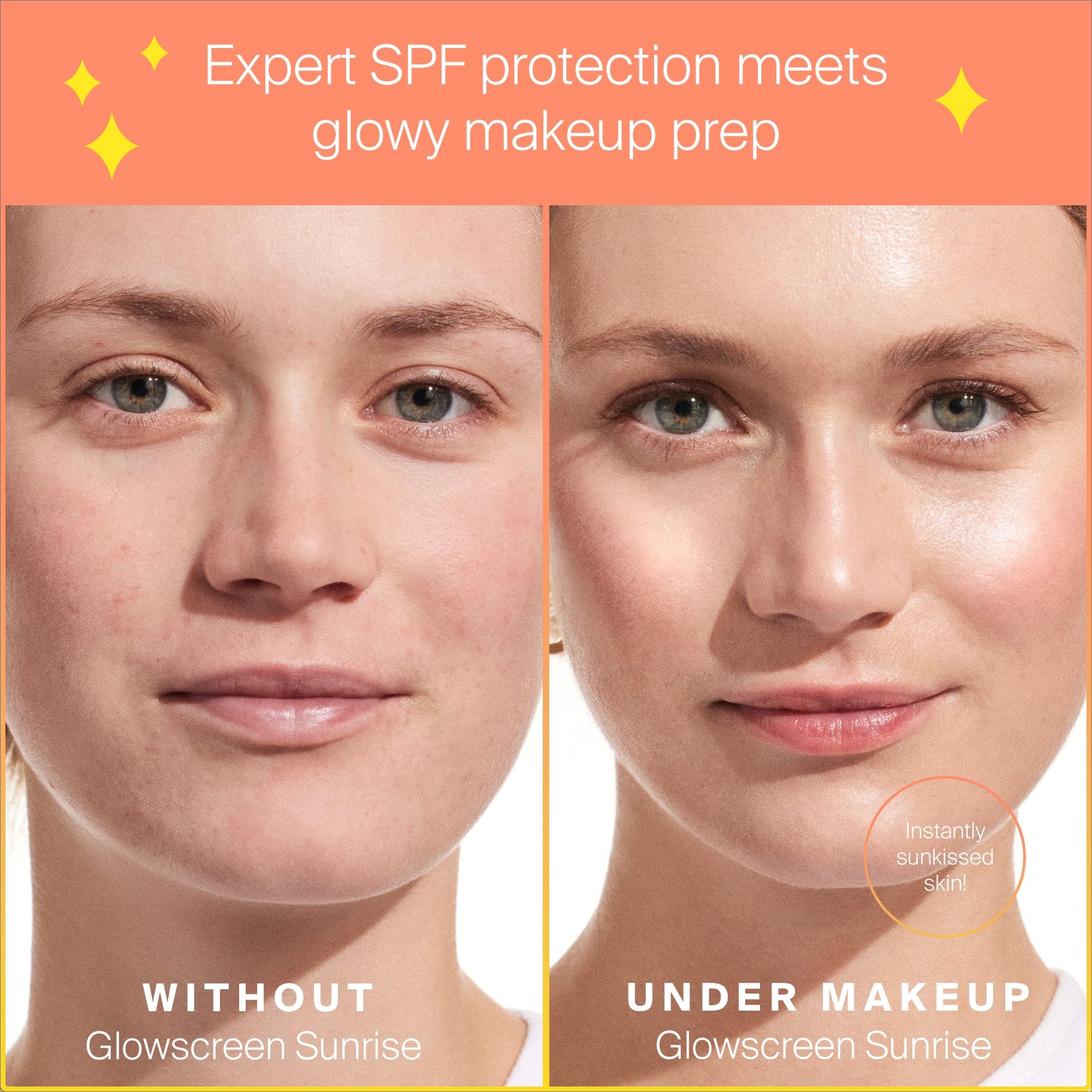 Supergoop! Glowscreen SPF 40 Sunrise – 1.7 fl oz x2 Pack | Hydrating Tint & Primer