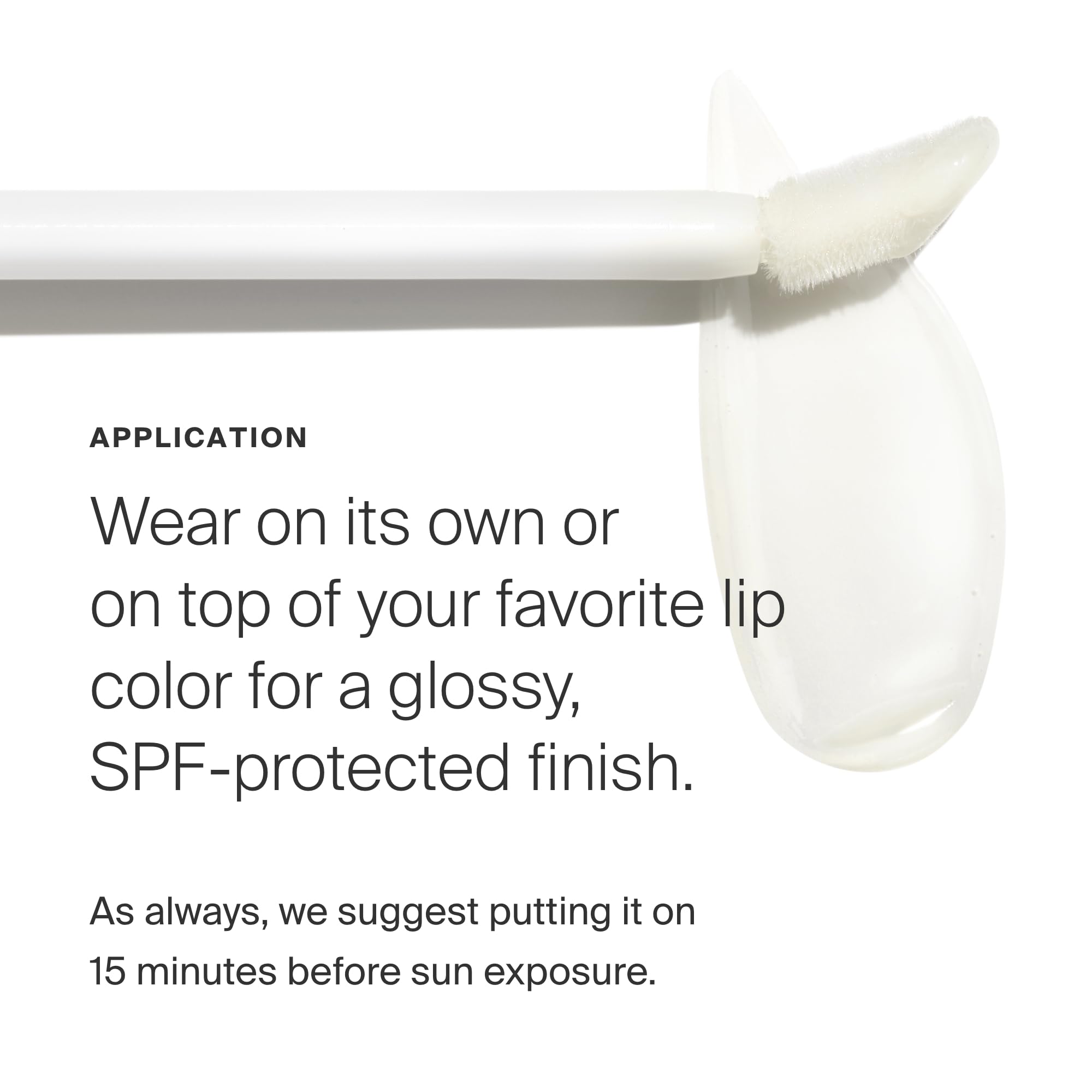 Supergoop Lipscreen Shine SPF 40 – Pack of 2 Clear Lip Gloss with Grape Seed Oil