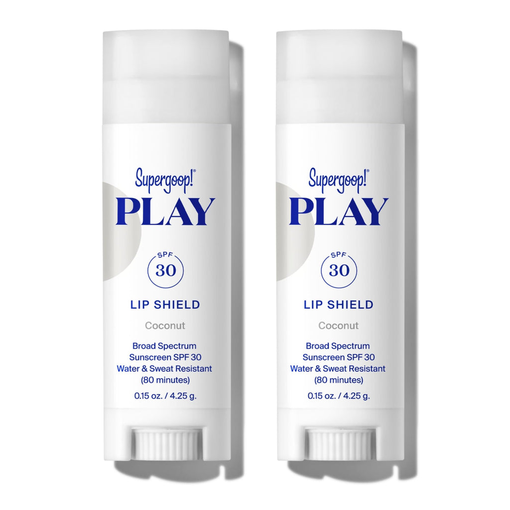 Supergoop! PLAY Lip Shield SPF 30 – Pack of 2 | Hydrating Lip Balm with Broad Spectrum UV Protection
