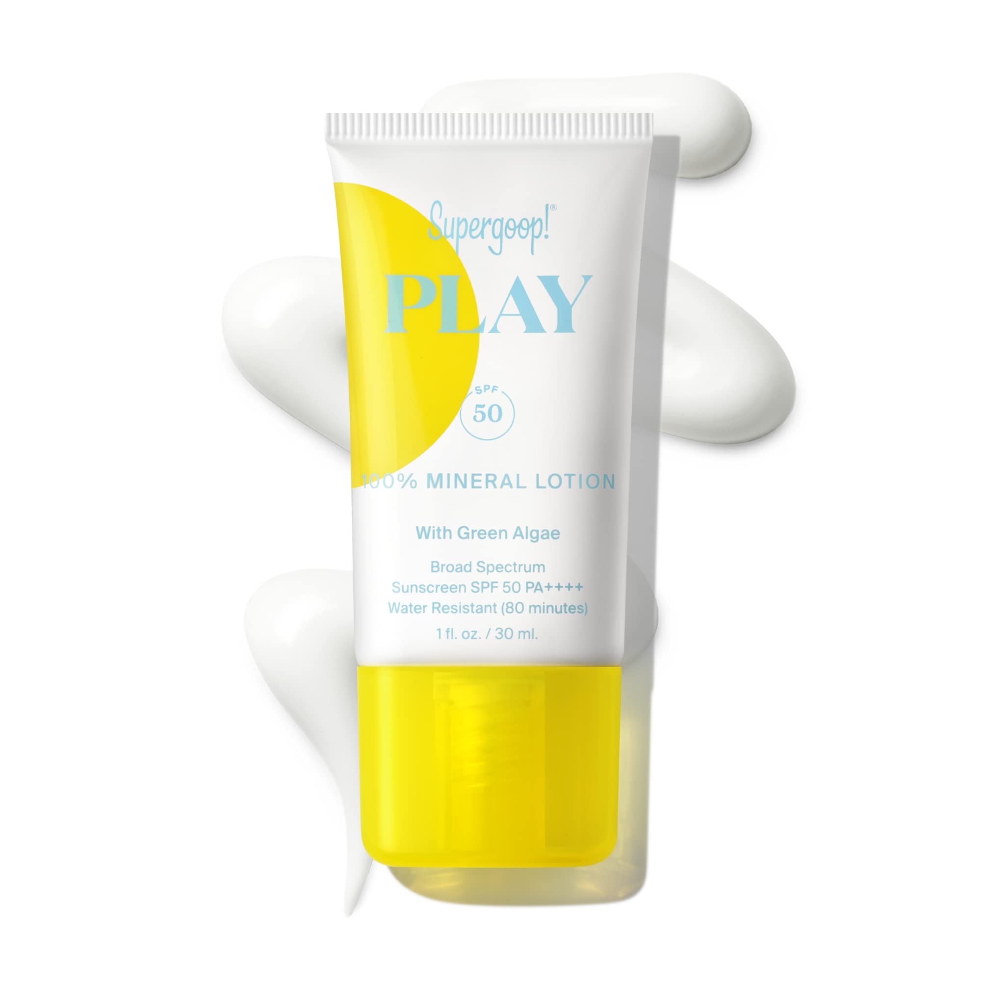 Supergoop! PLAY Mineral Lotion SPF 50 – Fast-Absorbing Sunscreen for Face & Body