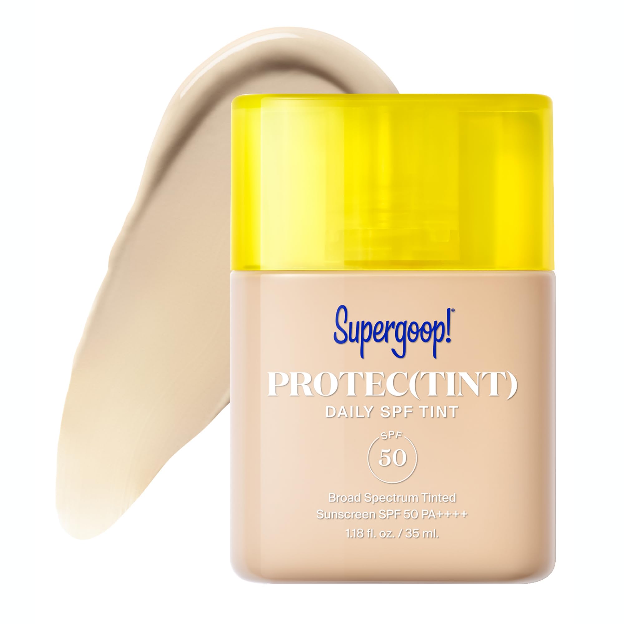 Supergoop! Protec(tint) Daily Skin Tint SPF 50 — Light 14N | Buildable Coverage & Natural Finish