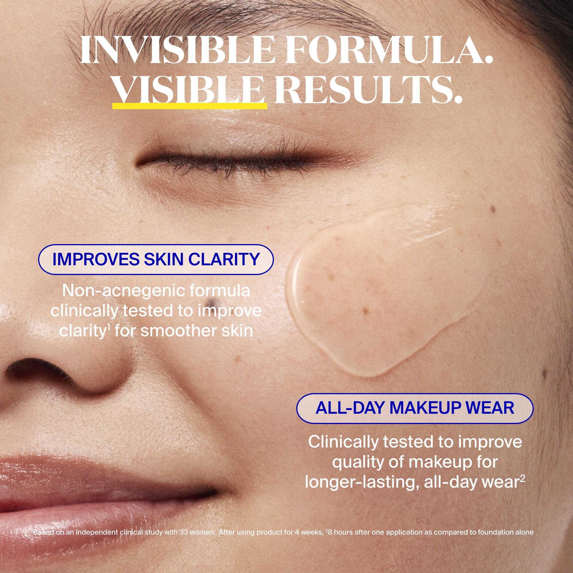 Supergoop! Unseen Sunscreen SPF 50 – Invisible Primer & Face SPF, 2.5 fl oz