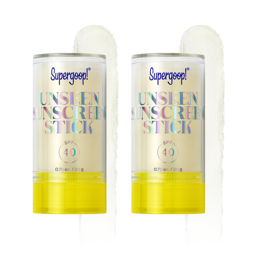 Supergoop! Unseen Sunscreen Stick SPF 40 — Clear, Invisible, 2-Pack
