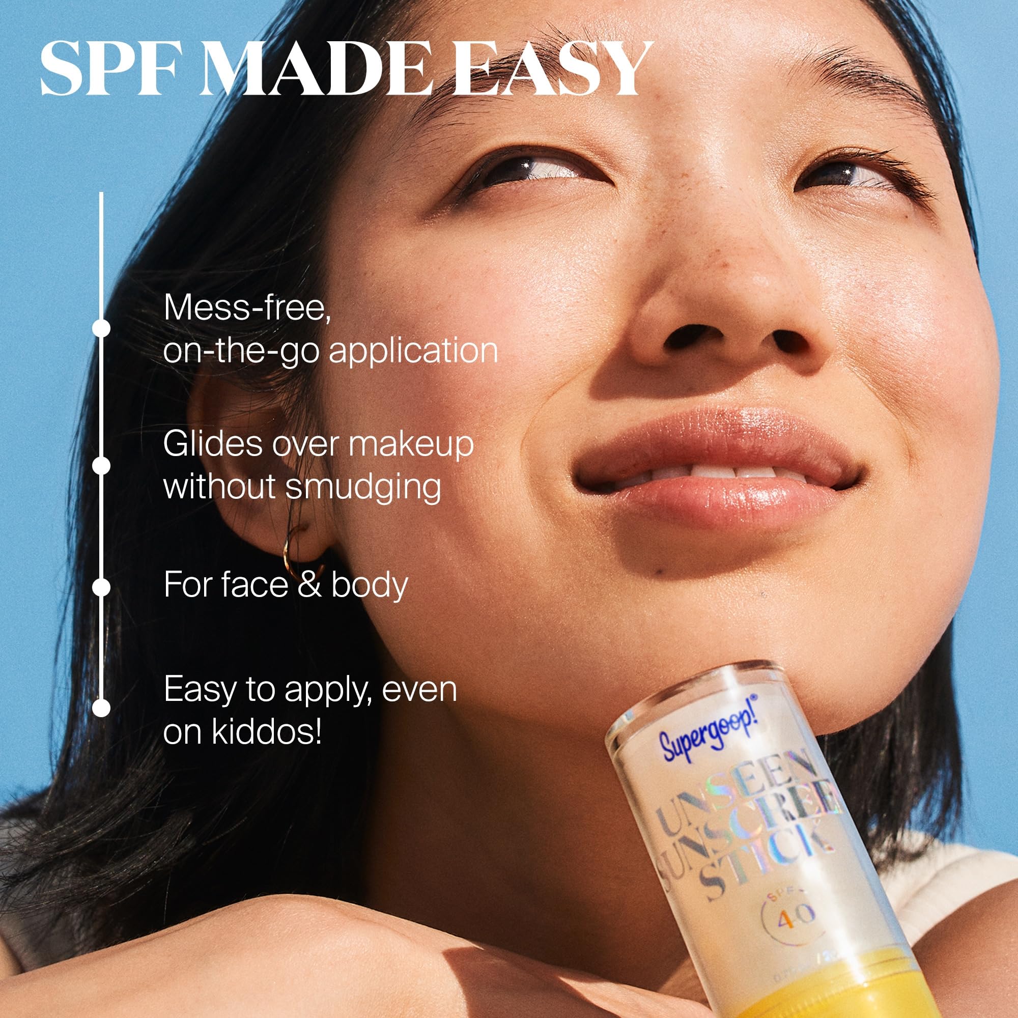 Supergoop! Unseen Sunscreen Stick SPF 40 — Clear, Invisible, 2-Pack