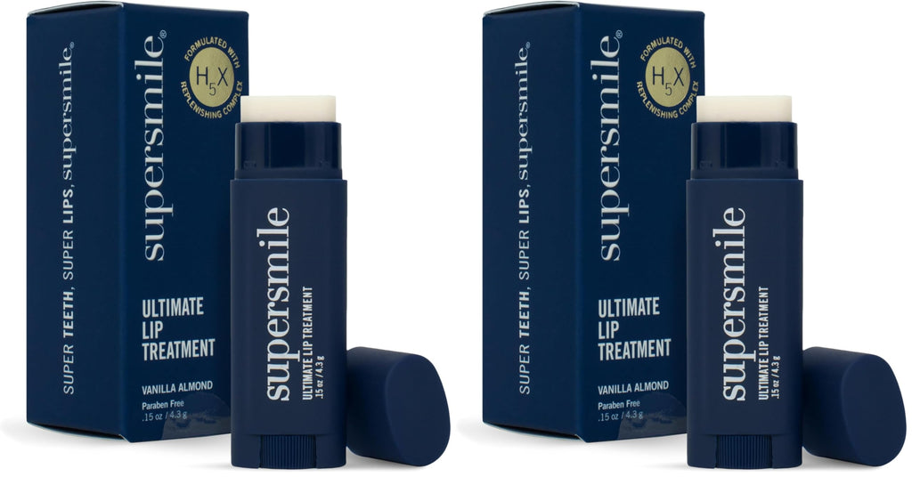 Supersmile Ultimate Lip Treatment — Hydrating Lip Balm with Collagen & Shea (2-pack)