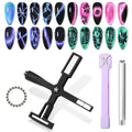 SUPWEE Cat Eye Magnet Kit – 4-Piece Nail Art Set for Cat Eye Gel Polish