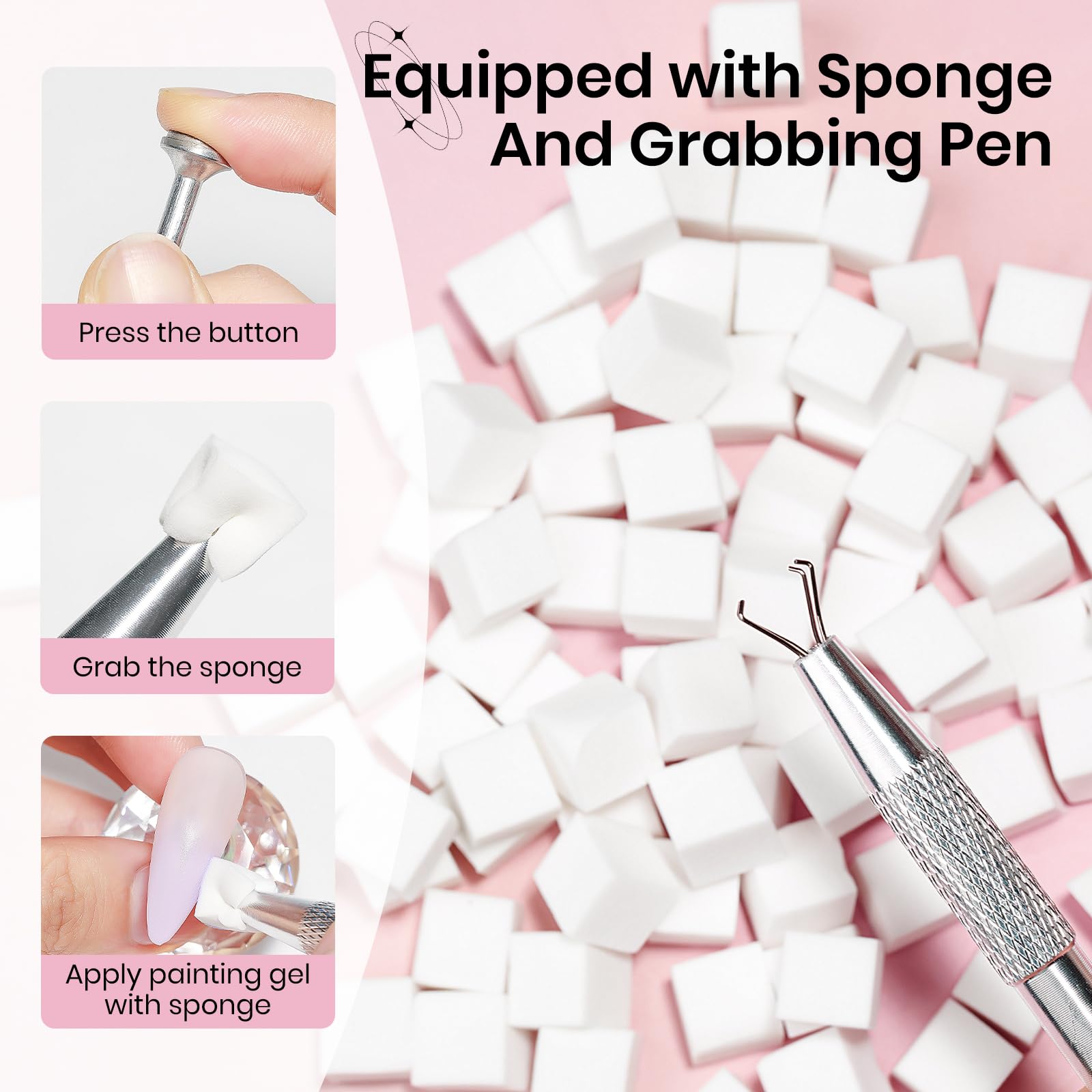 SUPWEE Ombre Gel Nail Polish Kit – 12-Color Gradient Set with Sponges & Tools