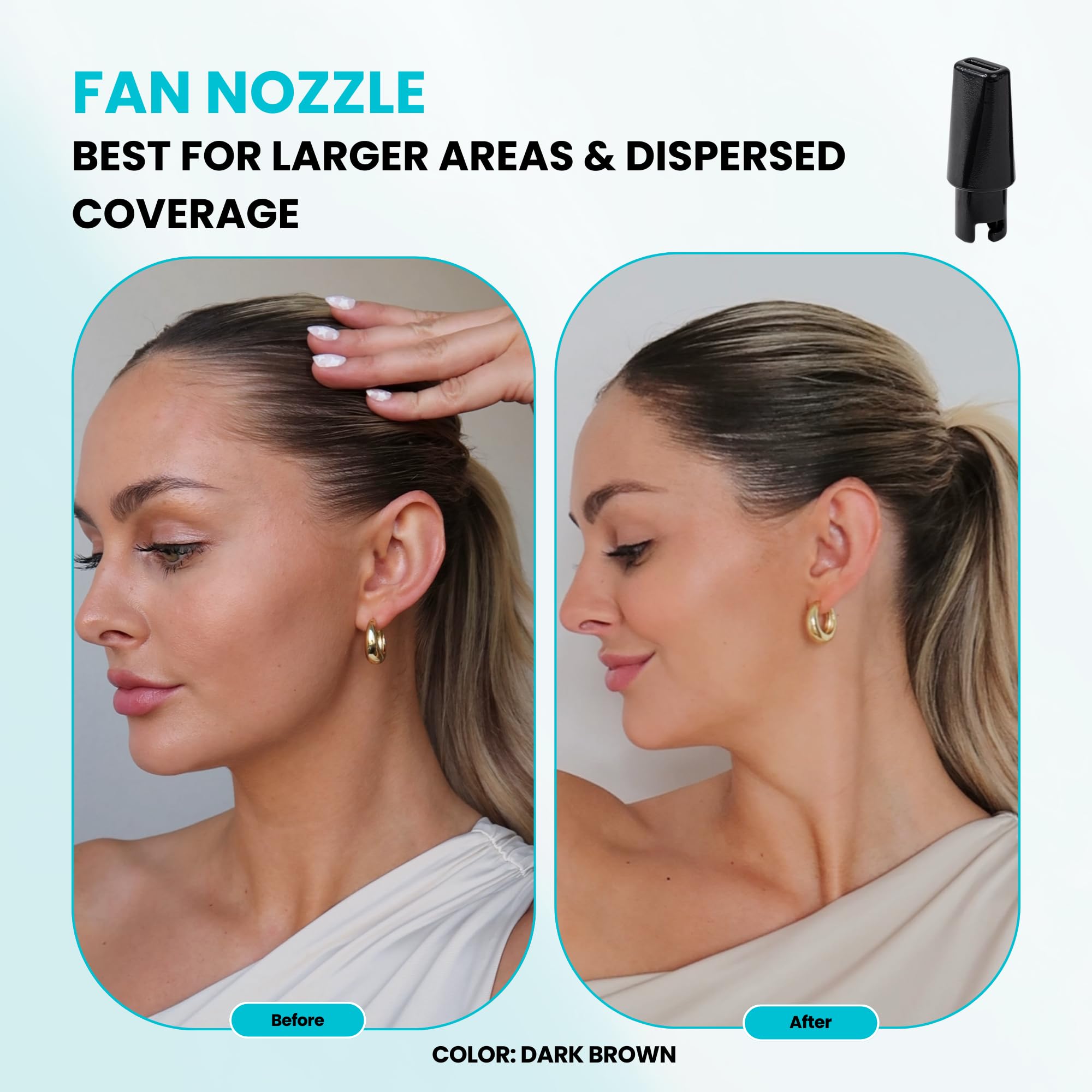 SURETHIK Hair Fiber Applicator Toolkit – Twist-On Pump, Hairline Tool & 3 Nozzles (Exclusive For SURETHIK Bottles)
