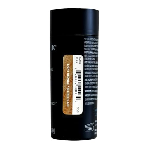 SURETHIK Light Blonde Hair Fibers – Instantly Fuller Look for Thinning Hair (30g)