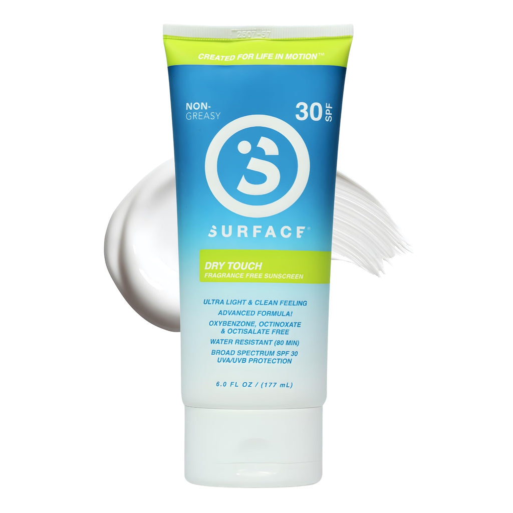 Surface Dry-Touch Lotion Sunscreen SPF 30 – Reef Safe, Ultra-Light, Fragrance Free