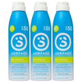 Surface Dry Touch Spray Sunscreen SPF 50 (3-Pack) 6oz – Water-Resistant, Fast-Drying Broad Spectrum