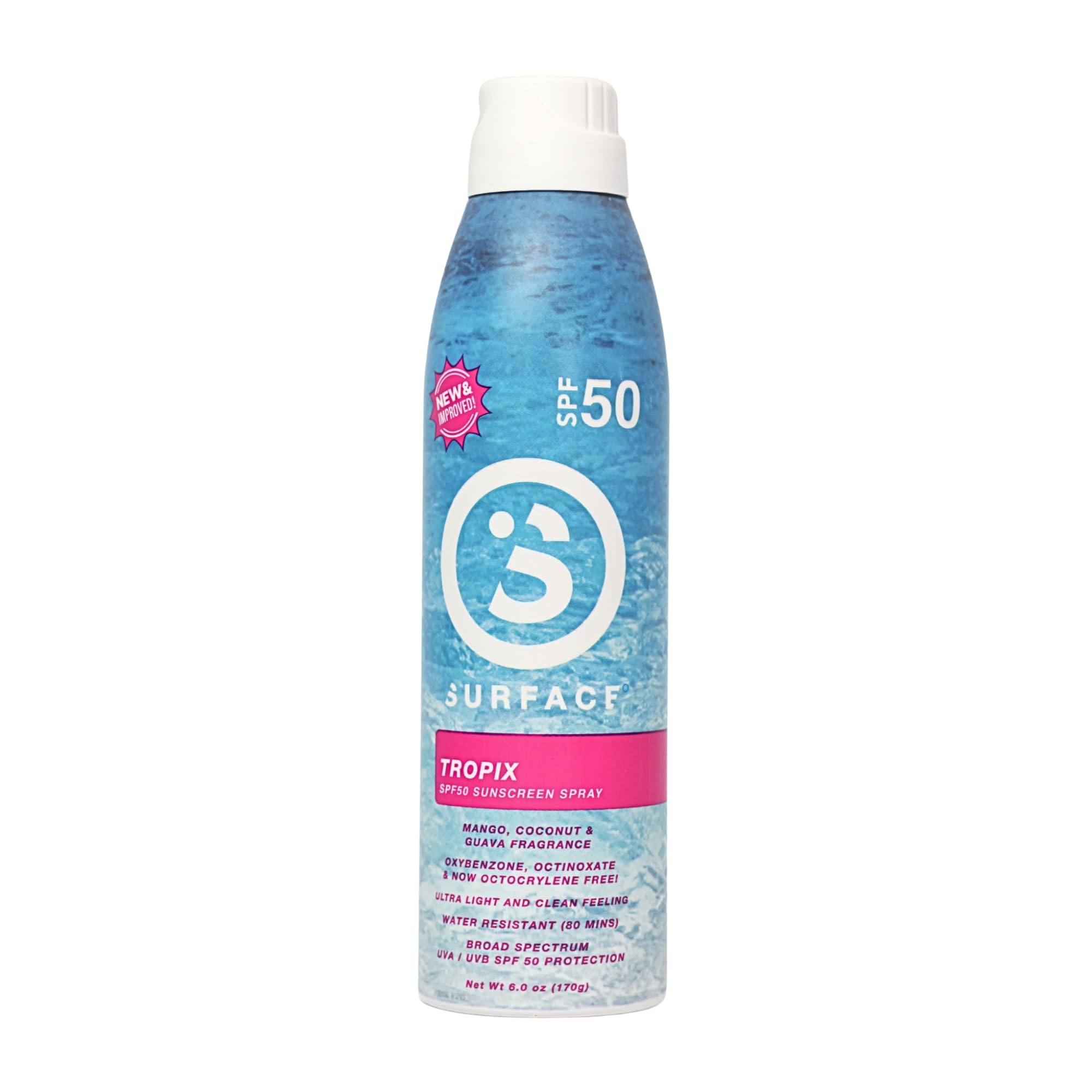 Surface Sun Systems SPF 50 Spray – Lightweight, Reef-Safe 6oz