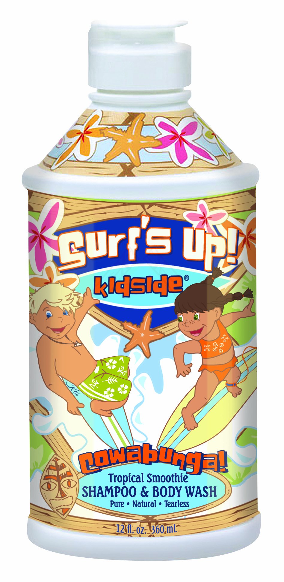 Surf's Up Kidside Tropical Smoothie Tearless Shampoo & Body Wash – 12 fl oz
