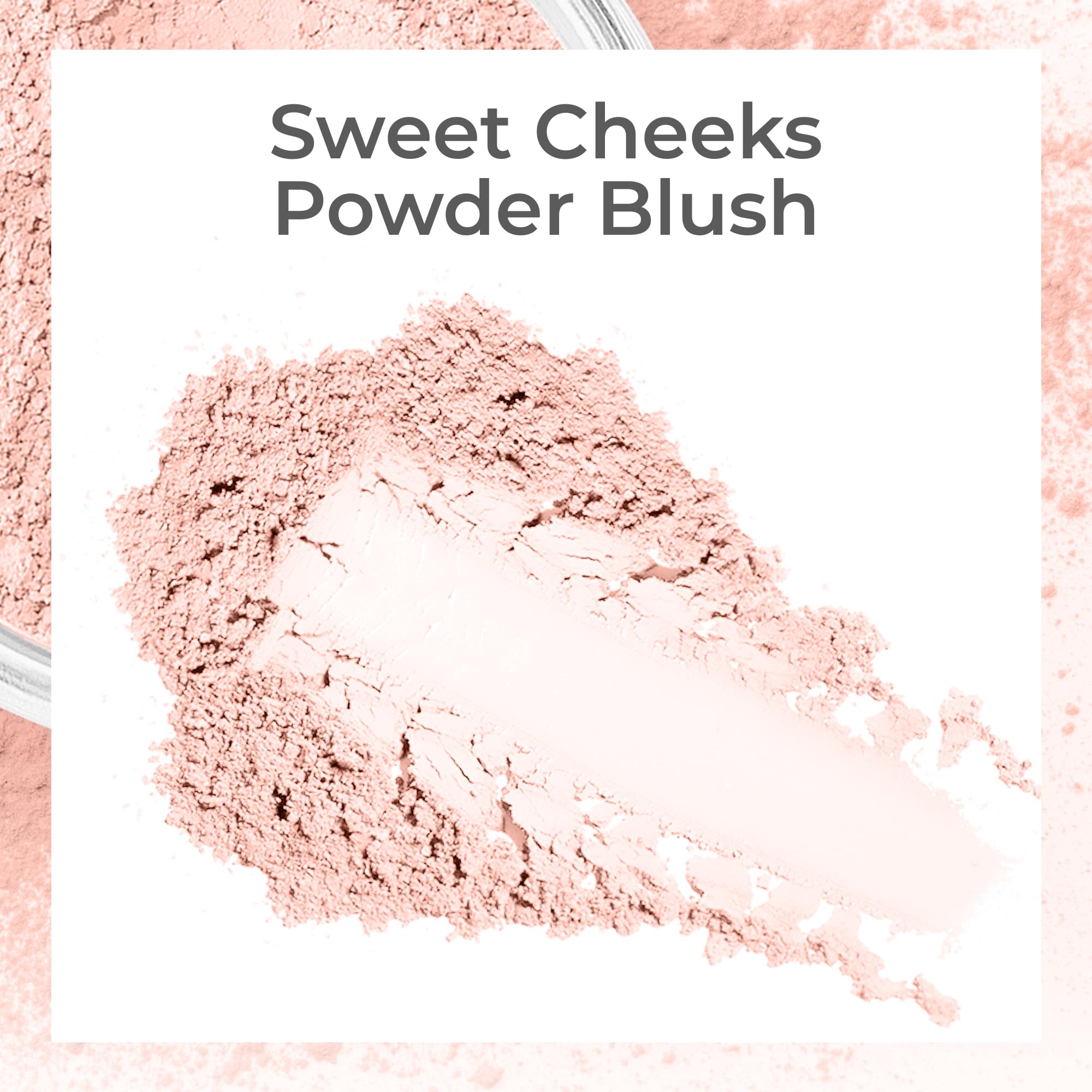 BLUSH (Sweet Cheeks) Mineral Makeup Powder – 20g Sifter Jar by Sweet Face Minerals