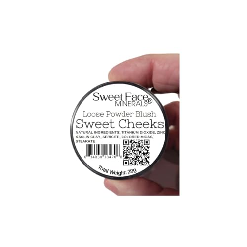 BLUSH (Sweet Cheeks) Mineral Makeup Powder – 20g Sifter Jar by Sweet Face Minerals