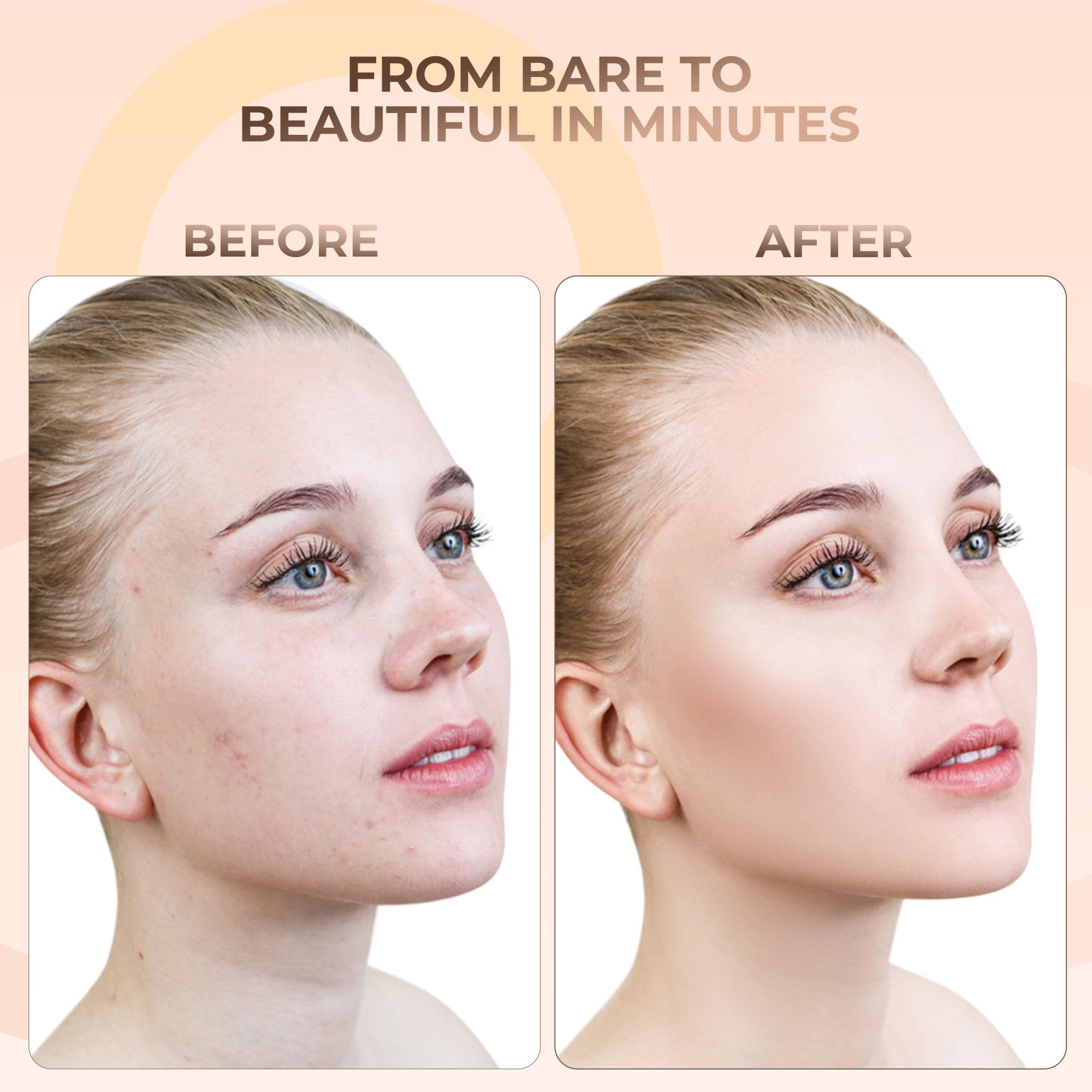 Sweet Face Minerals Light Foundation – Matte Finish Mineral Powder SPF 30 (20g Mid Jar)