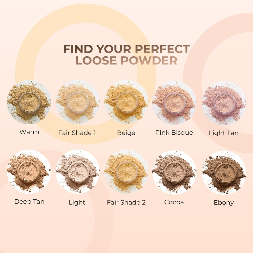 Light Tan Foundation – Matte Mineral Loose Powder SPF 30 (20g) | Sweet Face Minerals