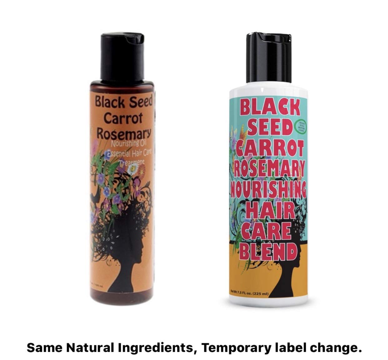 SWEET SUNNAH Black Seed Hair Growth Oil – Carrot & Rosemary, 5 oz