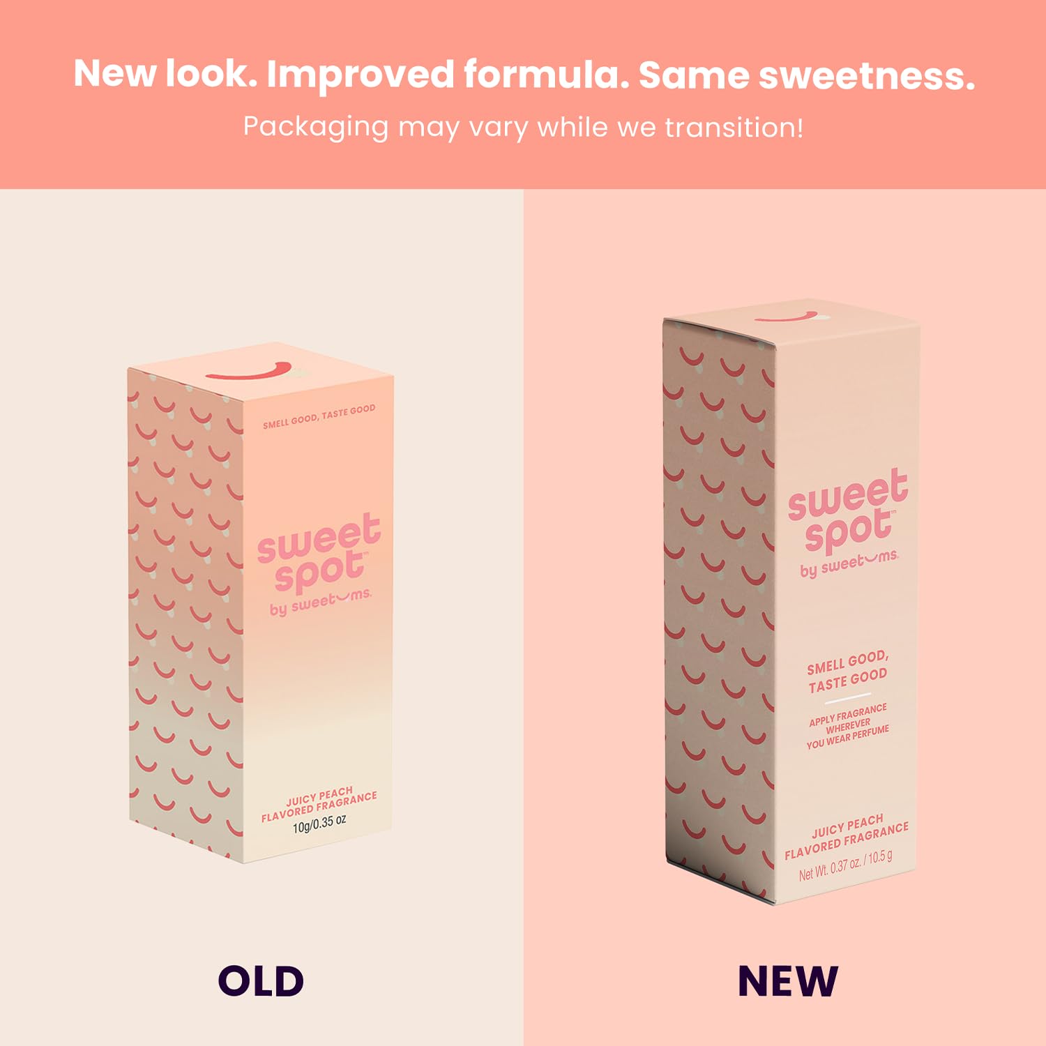 Sweetums SweetSpot Peach Solid Perfume Stick – Portable, Long-Lasting Fragrance
