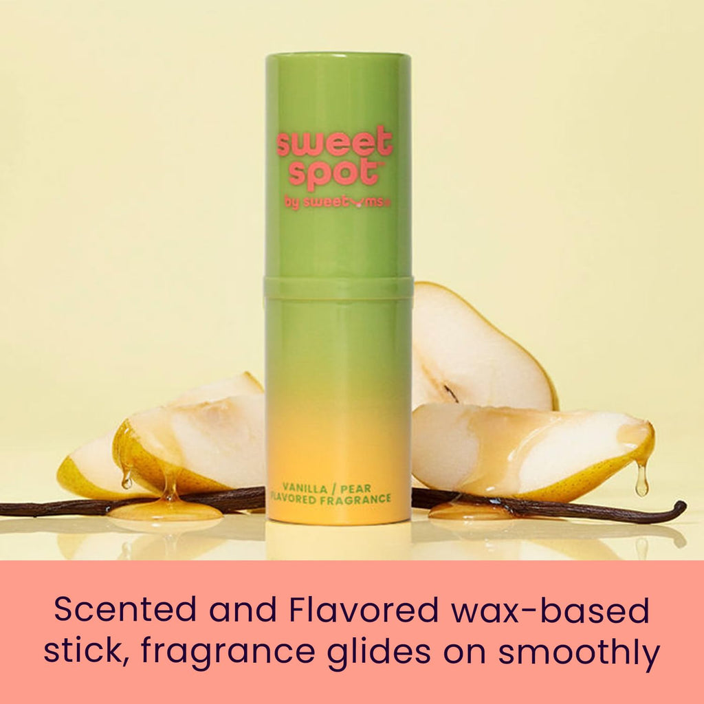 SweetSpot Vanilla Pear Solid Perfume Stick | Travel Fragrance by Sweetums