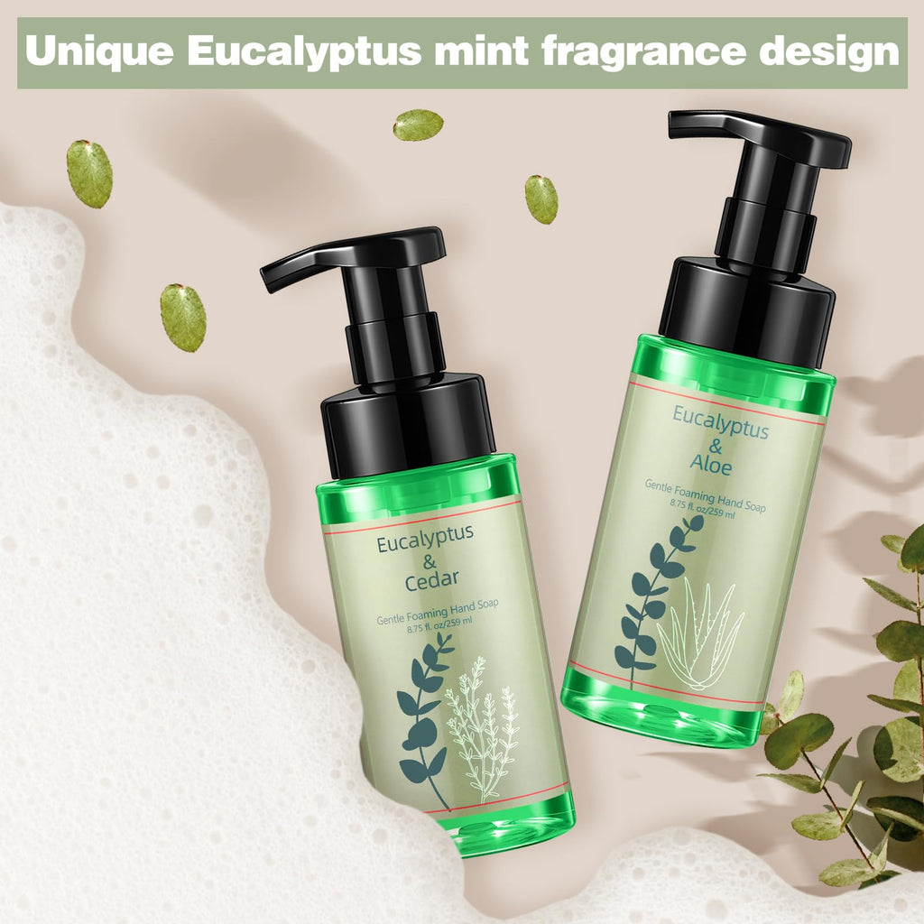 Swiffen 6-Pack Eucalyptus Foaming Hand Soap with Pump – Moisturizing 259ml Bottles