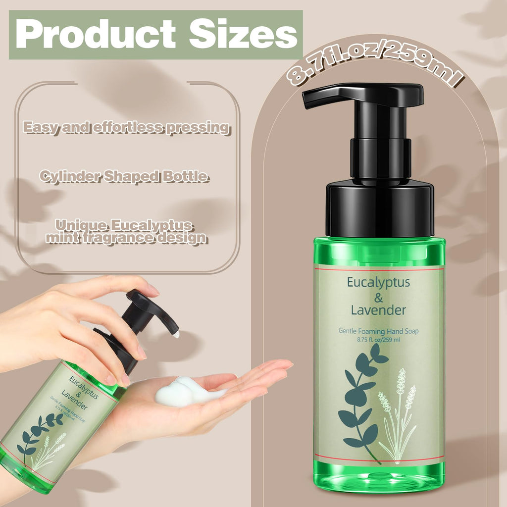 Swiffen 6-Pack Eucalyptus Foaming Hand Soap with Pump – Moisturizing 259ml Bottles
