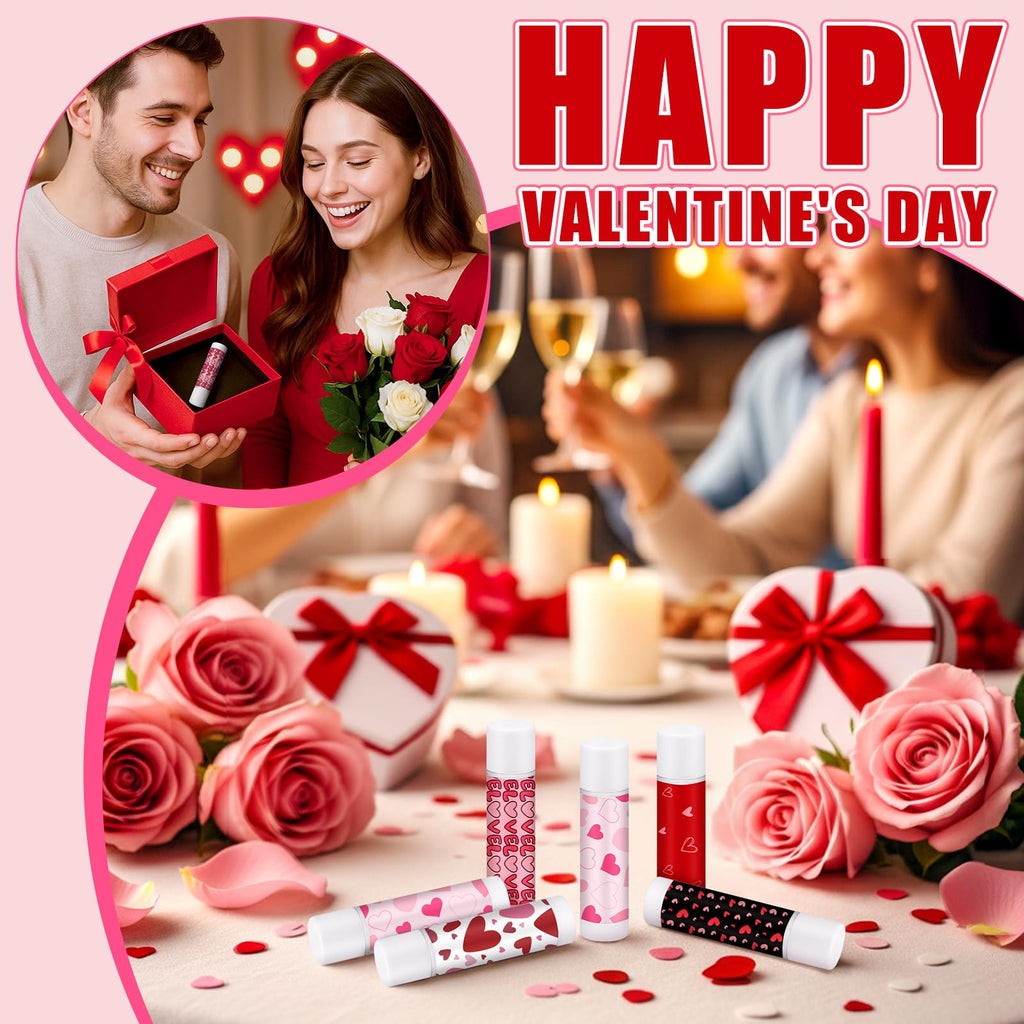 Swiffen 50-Pack Valentine’s Lip Balms Gift Set – Bulk Gifts for Women