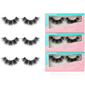 SY SHUYING 18mm Mink Lashes – Natural 3D Wispy, Reusable (3 Pairs, Doll)