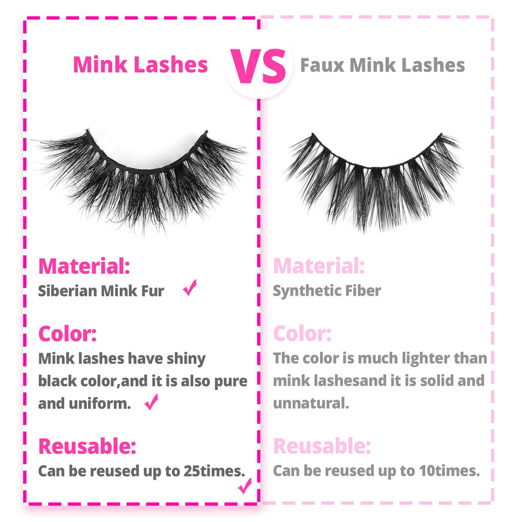SY SHUYING 18mm Mink Lashes – Natural 3D Wispy, Reusable (3 Pairs, Doll)