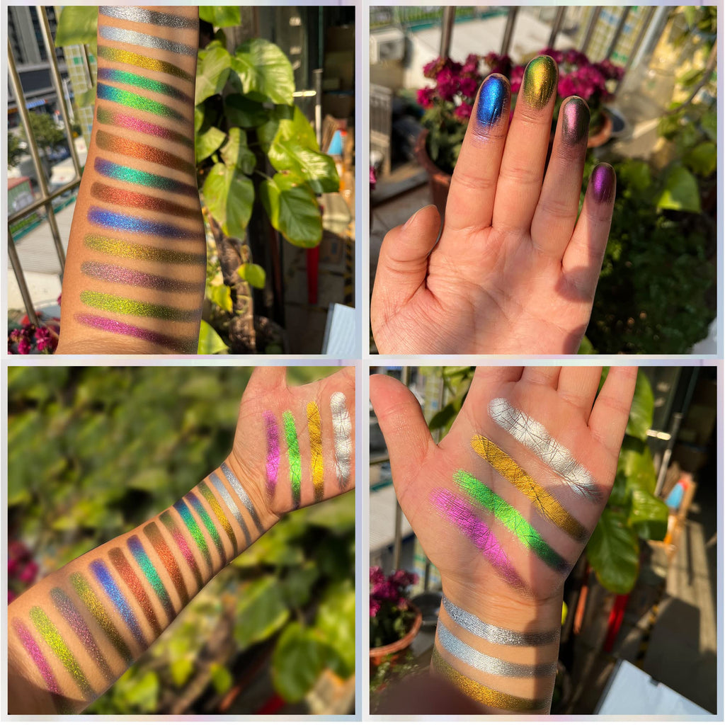 SZDYM MultiChrome Single Eyeshadow – Color Shifting, 2g, Vegan & Cruelty-Free