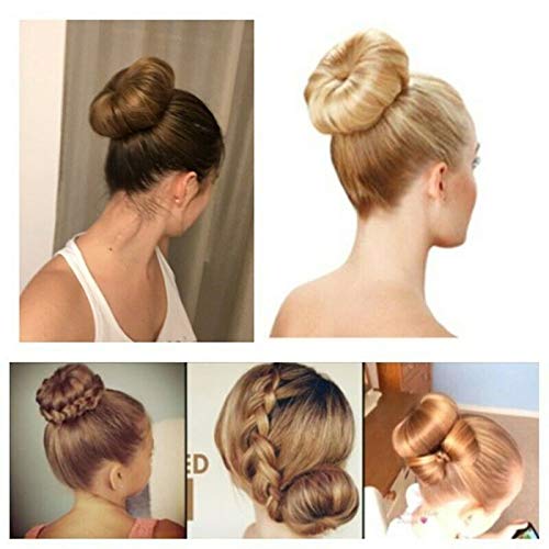 SZMWL Donut Hair Bun Maker – 18-Pack Kit in 3 Colors, 3 Sizes