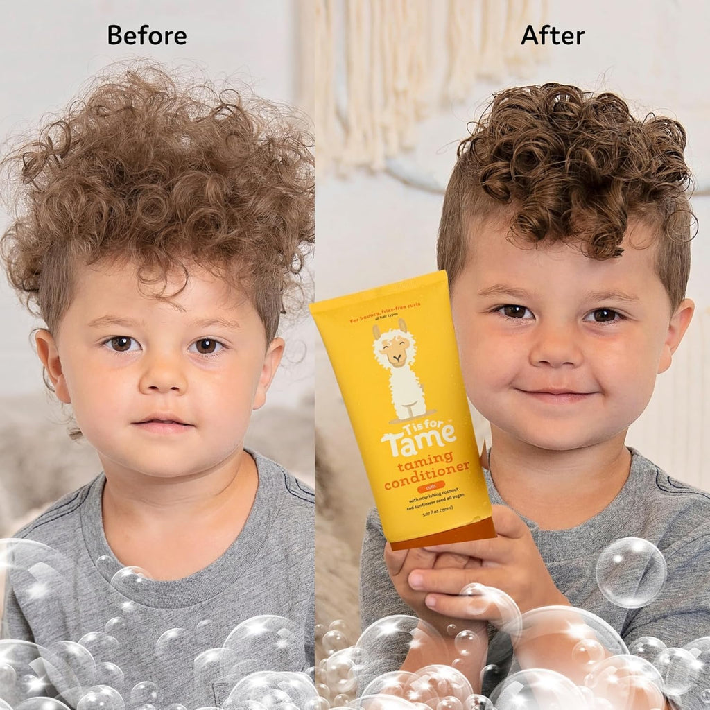 T is for Tame Taming Conditioner for Kids – Detangles, Softens & Frizz Control