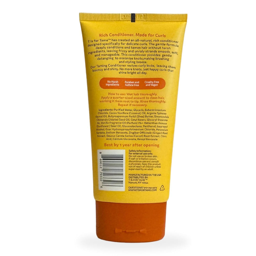 T is for Tame Taming Conditioner for Kids – Detangles, Softens & Frizz Control