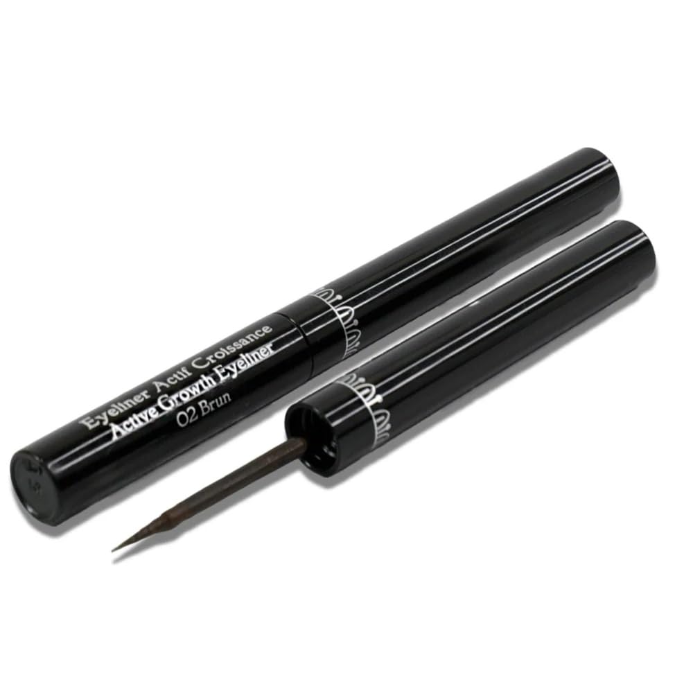 T.LeClerc Eyeliner Active Growth – Lash-Boosting Eyeliner with All-Day Color, Easy Removal (BRUN, 1.7ml)