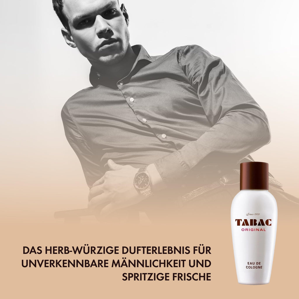 Tabac Original by Maurer & Wirtz – Eau de Cologne Splash 10.1 oz for Men